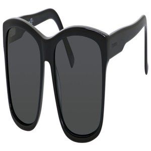 Chesterfield Rectangle Unisex Black Acetate Frame